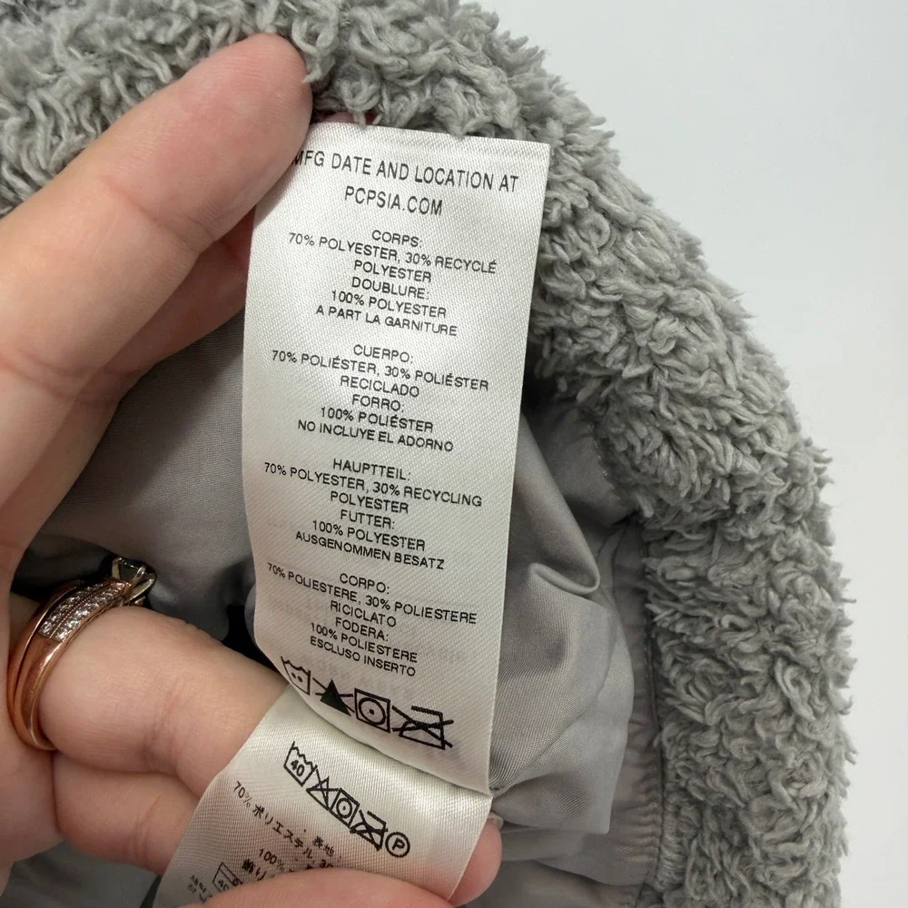 Patagonia Los Gatos Fleece Vest Grey Womens Small 25216 FA19 Full Zip High‎ Neck